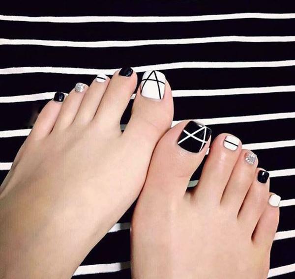 Top với hơn 91 mẫu nail trắng đen đơn giản hay nhất  thtantai2eduvn